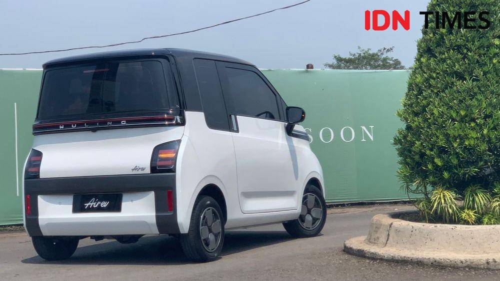 Wuling Air ev yang dites tipe Long Range (IDN Times/Fadhliansyah)