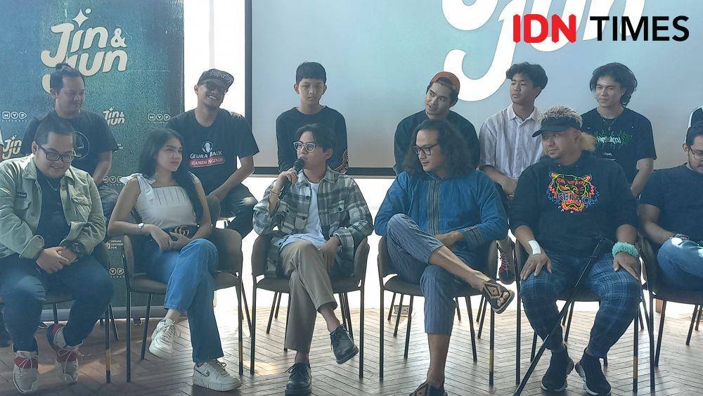 konferensi pers Jin & Jun The Movie (IDN Times/Ines Sela Melia)