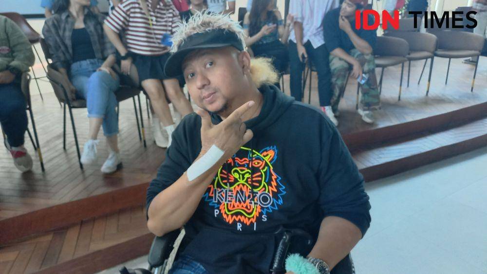 Anggy Umbara di konferensi pers Jin & Jun The Movie (IDN Times/Ines Sela Melia)