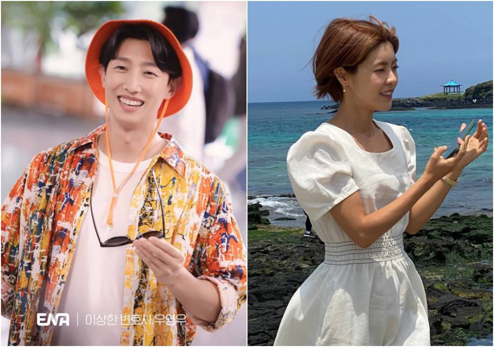 Kang Ki Young di drama Extraordinary Attorney Woo (instagram.com/channel.ena.d) | Lee Yoon Ji (instagram.com/dancingmulgogi)