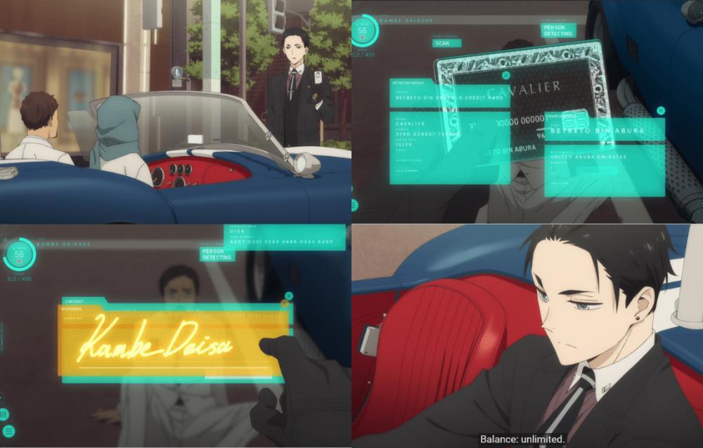 Daisuke membeli mobil milik pangeran ketujuh Emirat Abura. (dok. CloverWorks/Fugou Keiji Balance: Unlimited)