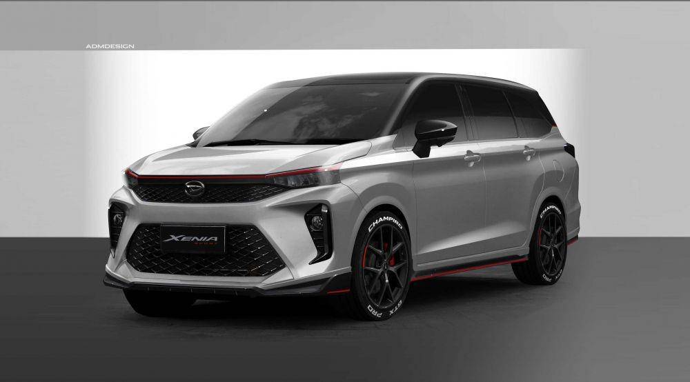 Desain sketsa Daihatsu Xenia Sport yang dimodif ADM (dok. ADM)