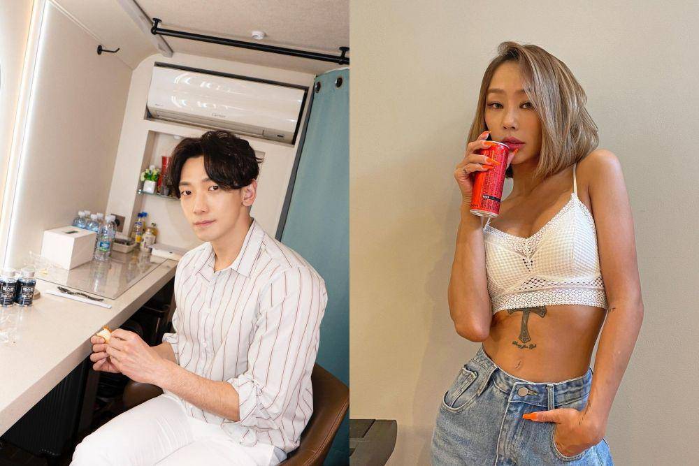 Rain (instagram.com/rain_oppa) dan Hyolin (instagram.com/xhyolynx)