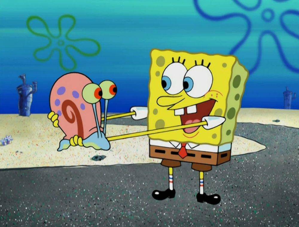 SpongeBob dan Gary. (dok.Nickelodeon/SpongeBob SquarePants)