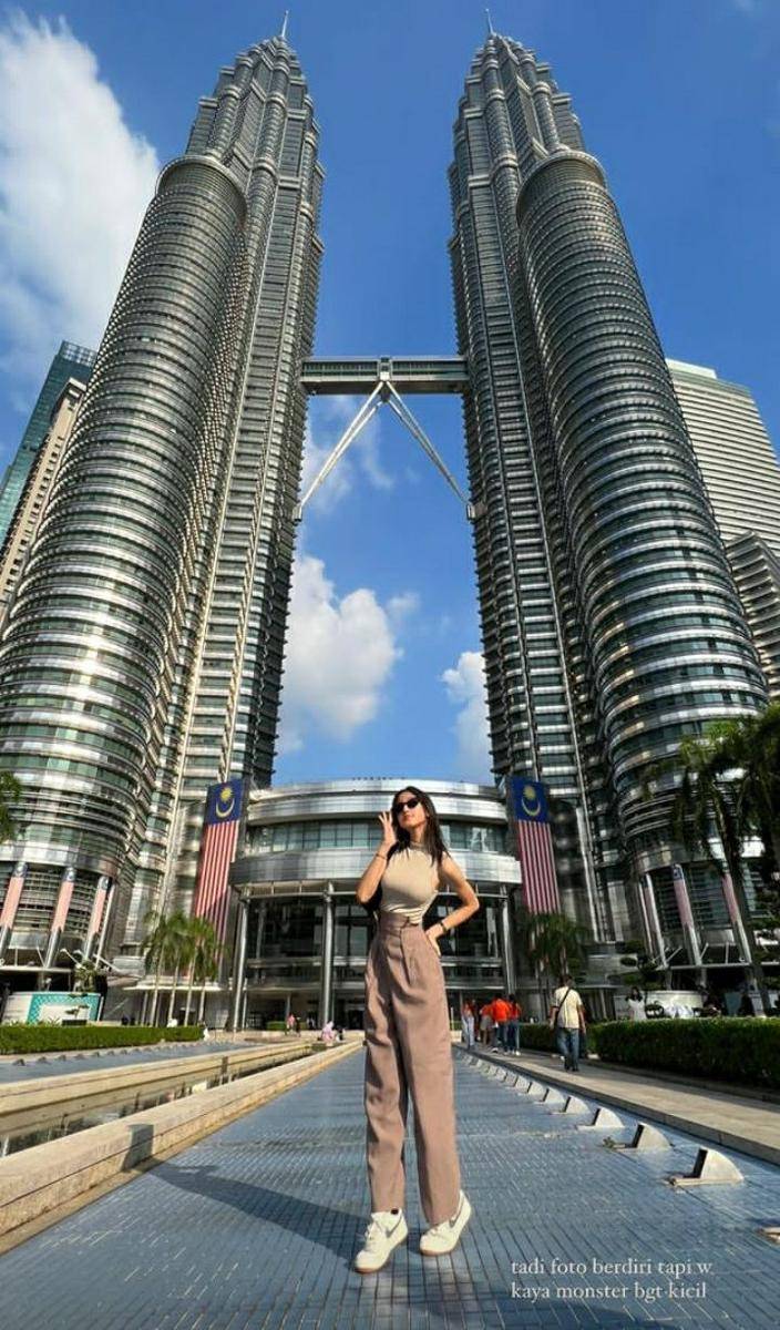Potret Keisya Levronka di Malaysia. Instagram.com/keisyalevronka