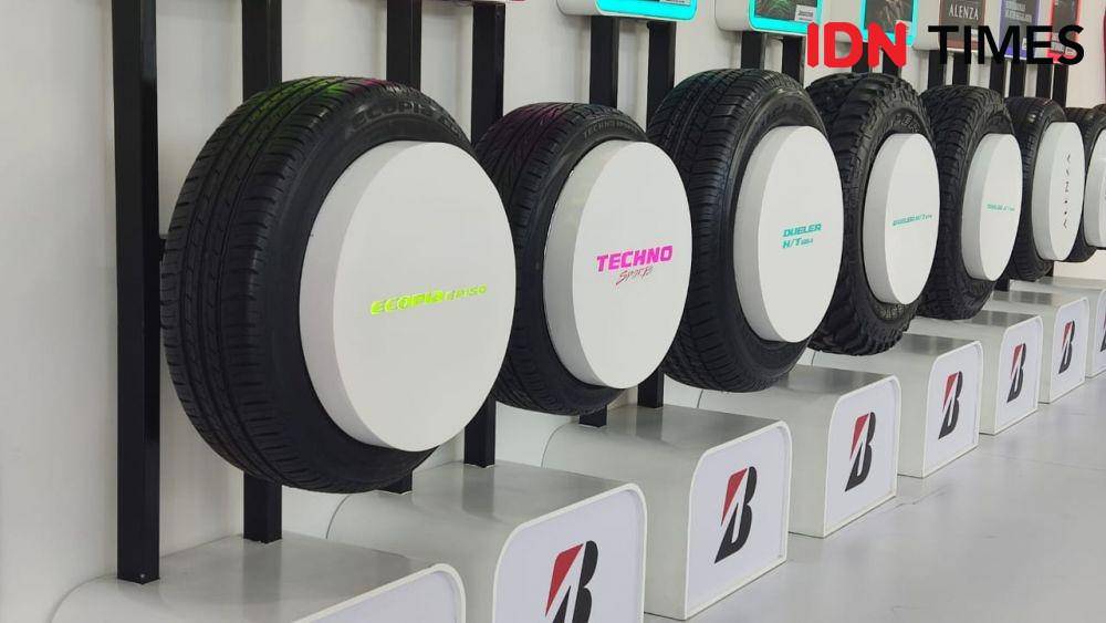 Beberapa line-up ban Bridgestone (IDN Times/Fadhliansyah)