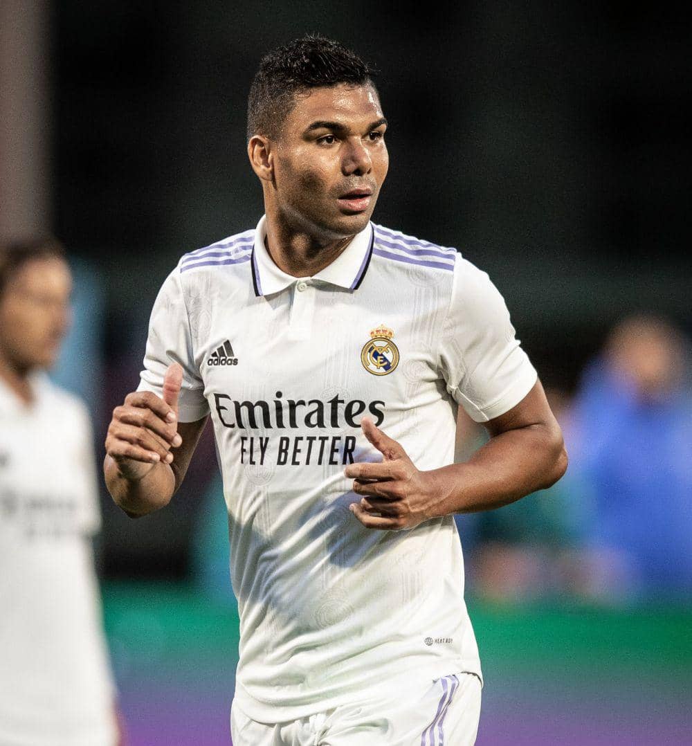 Casemiro bermain bersama Real Madrid. (twitter.com/Casemiro)