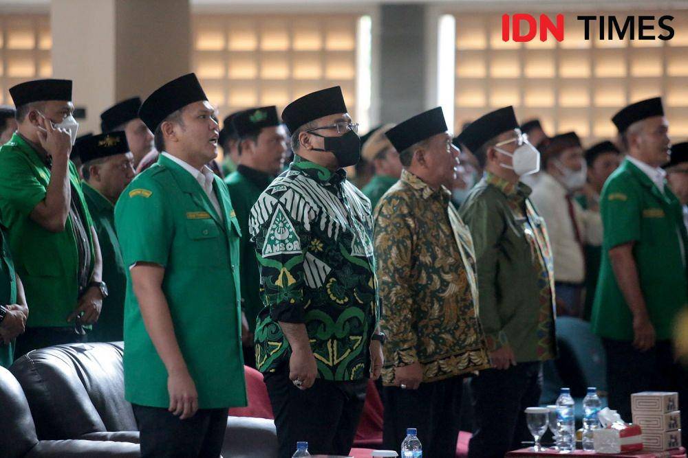 Pelantikan Pengurus Wilayah Gerakan Pemuda Ansor Sumut (IDN Times/Arifin Al Alamudi)