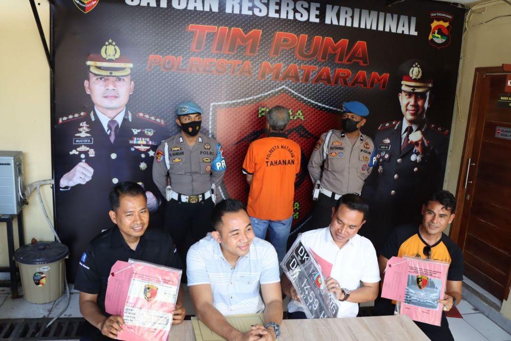 Palsukan STNK, Pria Paruh Baya di Mataram ini Gak Kapok Masuk Penjara