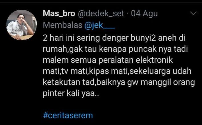10 Tweet Cerita Seram yang Gak Sesuai Ekspektasi, Malah Bikin Kesal!