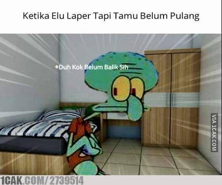 meme kocak saat kedatangan tamu (1cak.com)