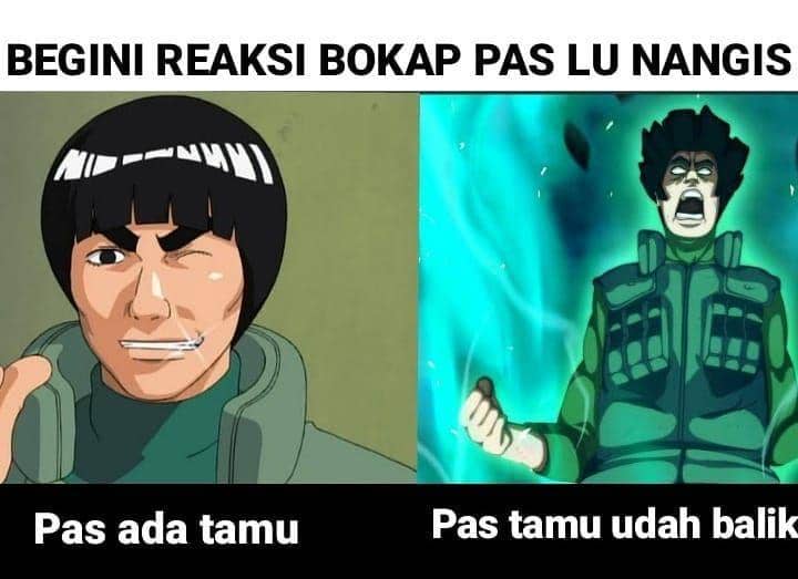 meme kocak saat kedatangan tamu (instagram.com/memecomic.id)