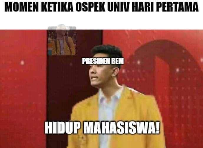 meme tentang ospek (facebook.com/yadisaputra)