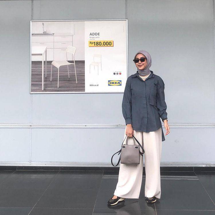 potret Dianty Annisa yang memakai kemeja (instagram.com/diantyy.a)