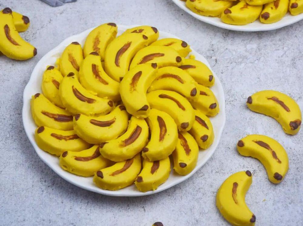 Resep Banana Cookies, Tampilannya Cantik  Mirip Pisang Sungguhan