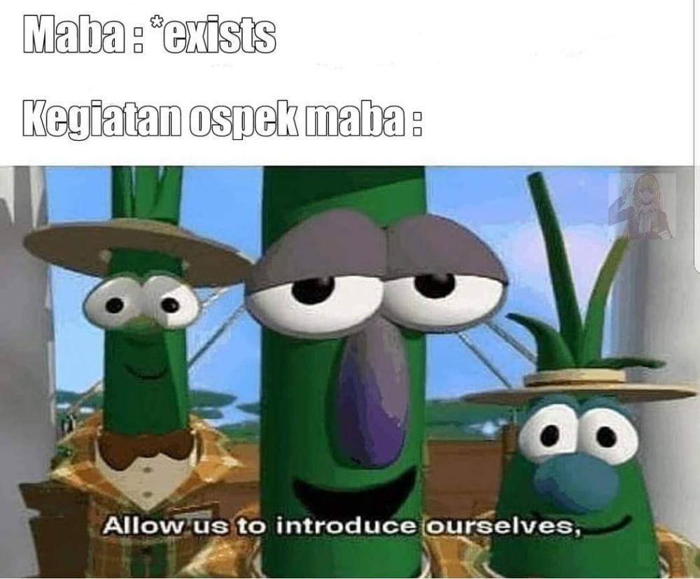 meme tentang ospek (facebook.com/unsikashitposting1982)