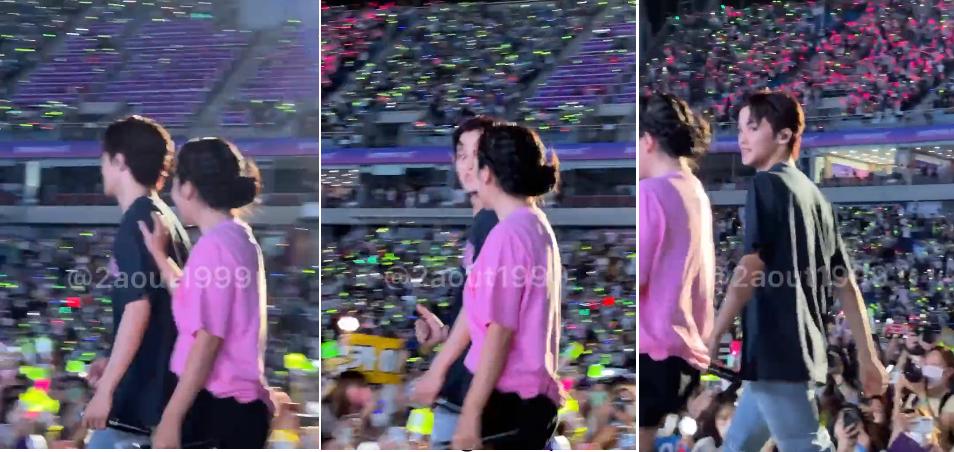 10 Momen Gemas Mark NCT dan Yeri Red Velvet di SMTOWN Suwon 2022