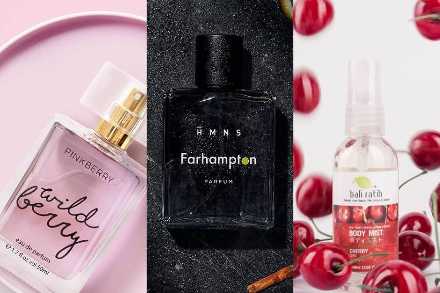 foto produk parfum beraroma buah (instagram.com/pinkberrybeauty | instagram.com/hmns.id | instagram.com/baliratih.official)