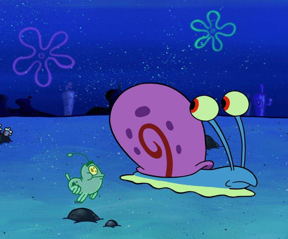 Spot dan Gary. (dok.Nickelodeon/SpongeBob SquarePants)