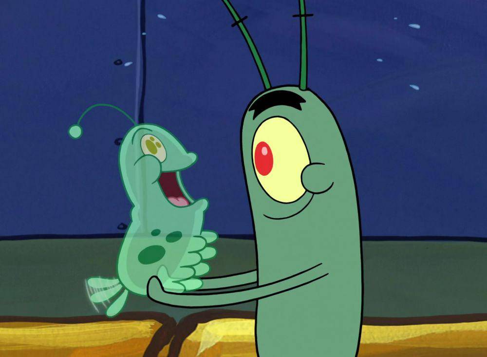 Spot dan Plankton. (dok.Nickelodeon/SpongeBob SquarePants)
