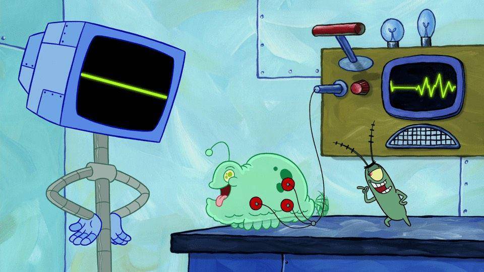 Spot saat mengandung. (dok.Nickelodeon/SpongeBob SquarePants)