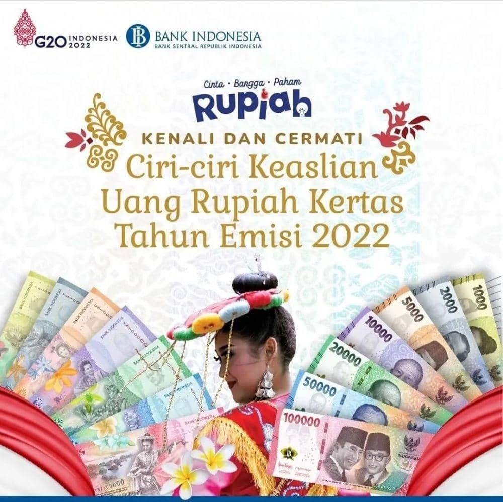 Penukaran uang rupiah kertas baru tahun emisi 2022 (IDN Times/Dokumen Bank Indonesia)
