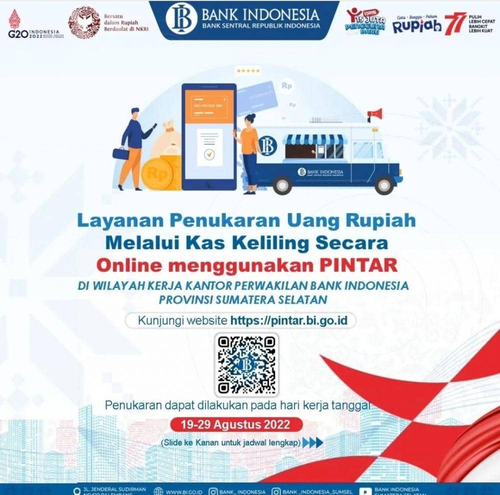 Penukaran uang rupiah kertas baru tahun emisi 2022 (IDN Times/Dokumen Bank Indonesia)