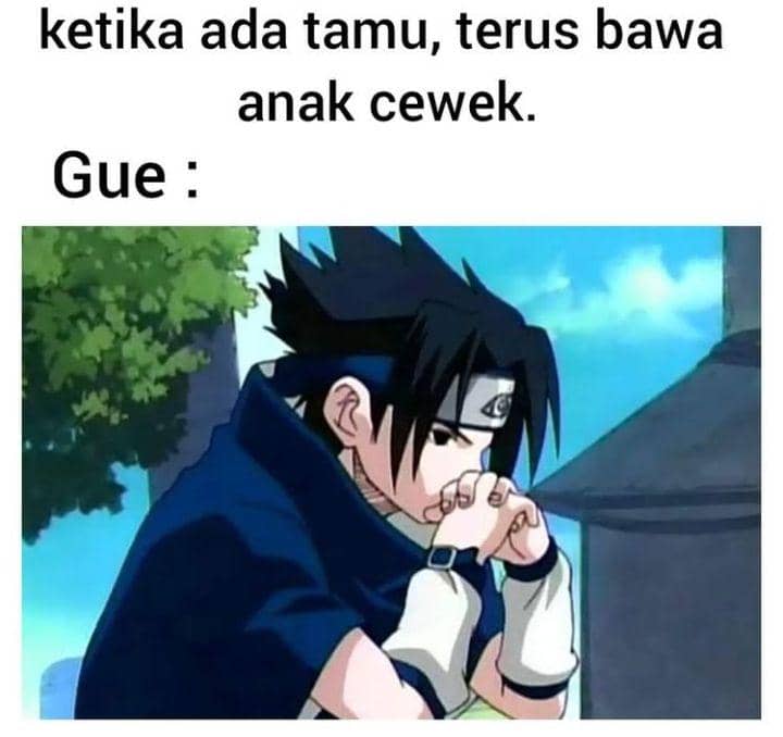 meme kocak saat kedatangan tamu (instagram.com/memecomic.id)