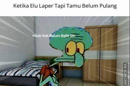 10 Meme Momen Kocak saat Kedatangan Tamu Ini Relate Abis!