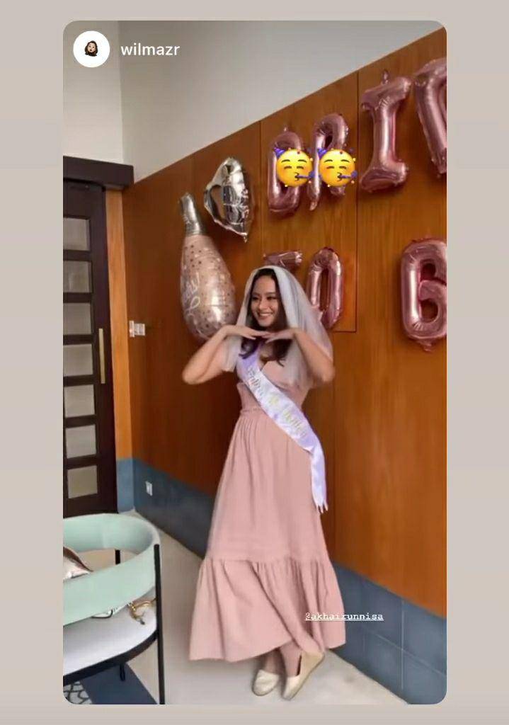 bridal shower Amanda Khairunnisa (instagram.com/akhairunnisa)