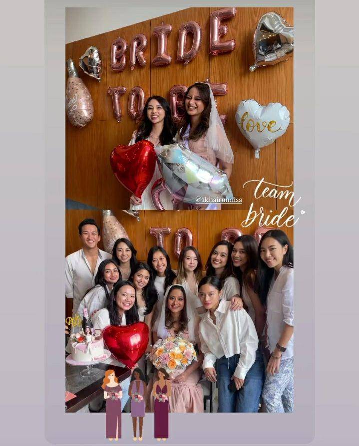 bridal shower Amanda Khairunnisa (instagram.com/akhairunnisa)