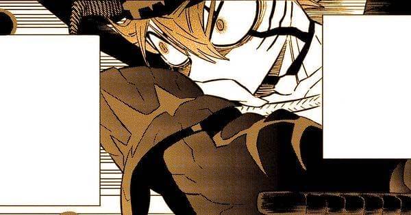 Asta menggunakan teknik Devil Union parsial ( Dok. Shuiesha / Black Clover )