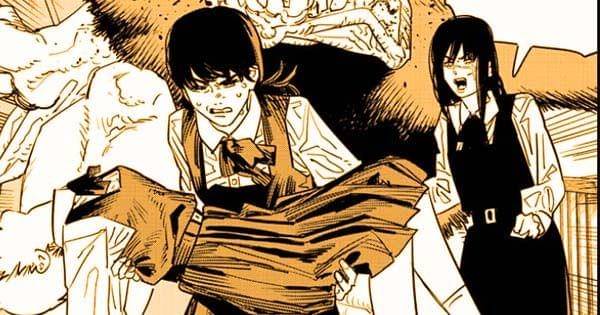 Asa menyelamatkan Yuko ketimbang mematuhi perintah War Devil (Dok. Shueisha / Chainsaw Man)