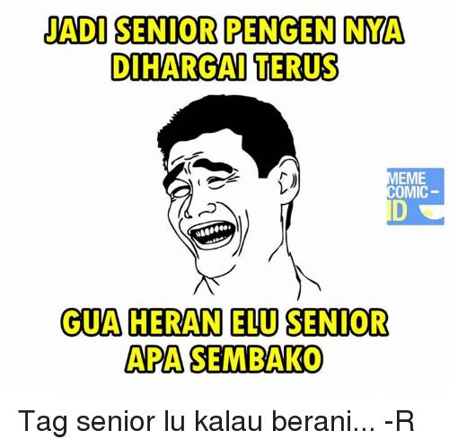 meme kakak tingkat (instagram.com/memecomic.id)