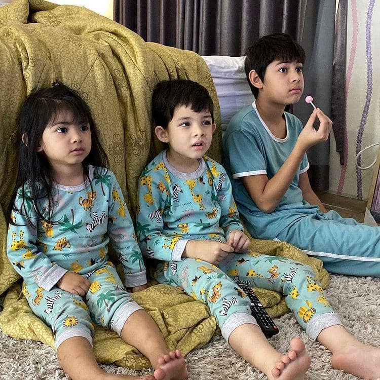 potret ketiga buah hati Risty Tagor (instagram.com/ristytagor)