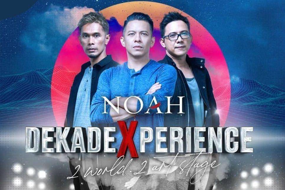 poster konser NOAH DekadeXperience (instagram.com/musicastudios)