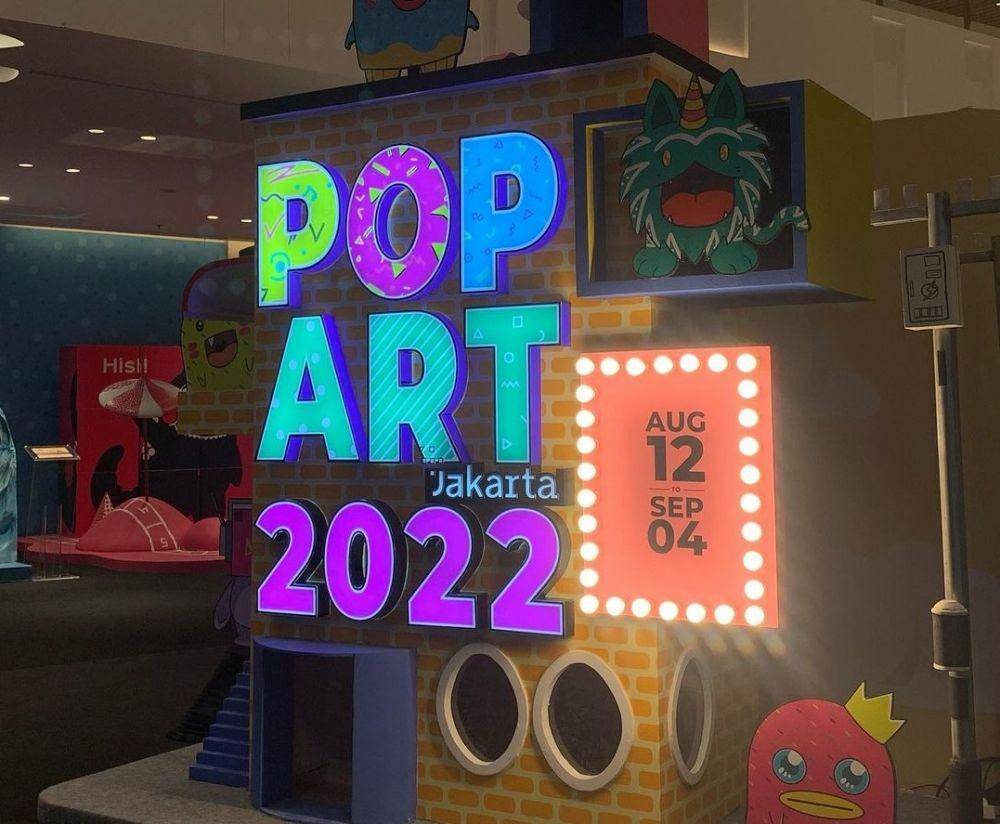 Ilustrasi PopArt Jakarta 2022 (instagram.com/cantikamilaa2412)