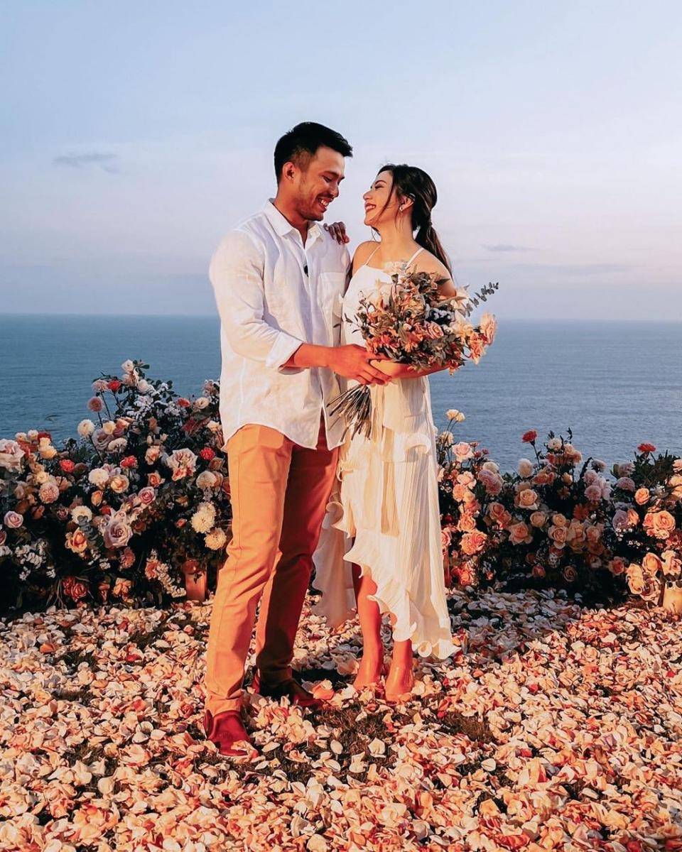inspirasi dekorasi lamaran Jessica Mila (instagram.com/vidialdiano)