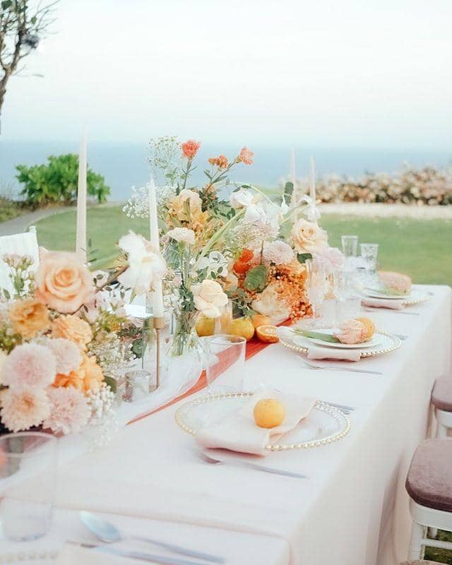 inspirasi dekorasi lamaran Jessica Mila (instagram.com/melightography)