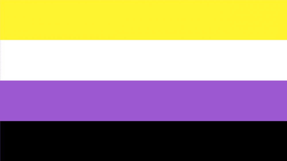 ilustrasi bendera non-binary (pixabay.com/gthylla)