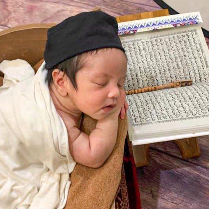 Pemotretan newborn anak Vanessa Angel. (instagram.com/galaasky)