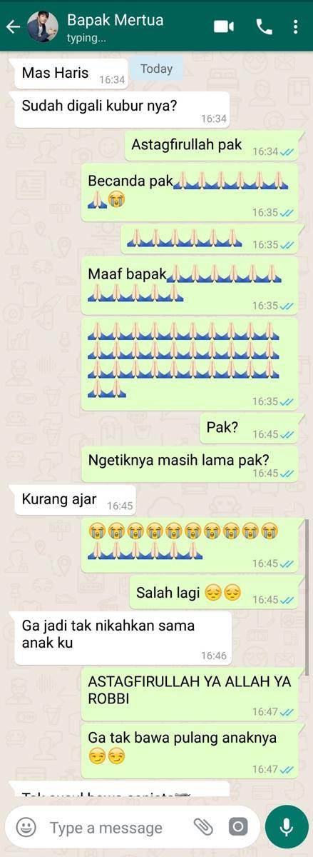 chat halu Kpopers ke mertua (twitter.com/jungforme)