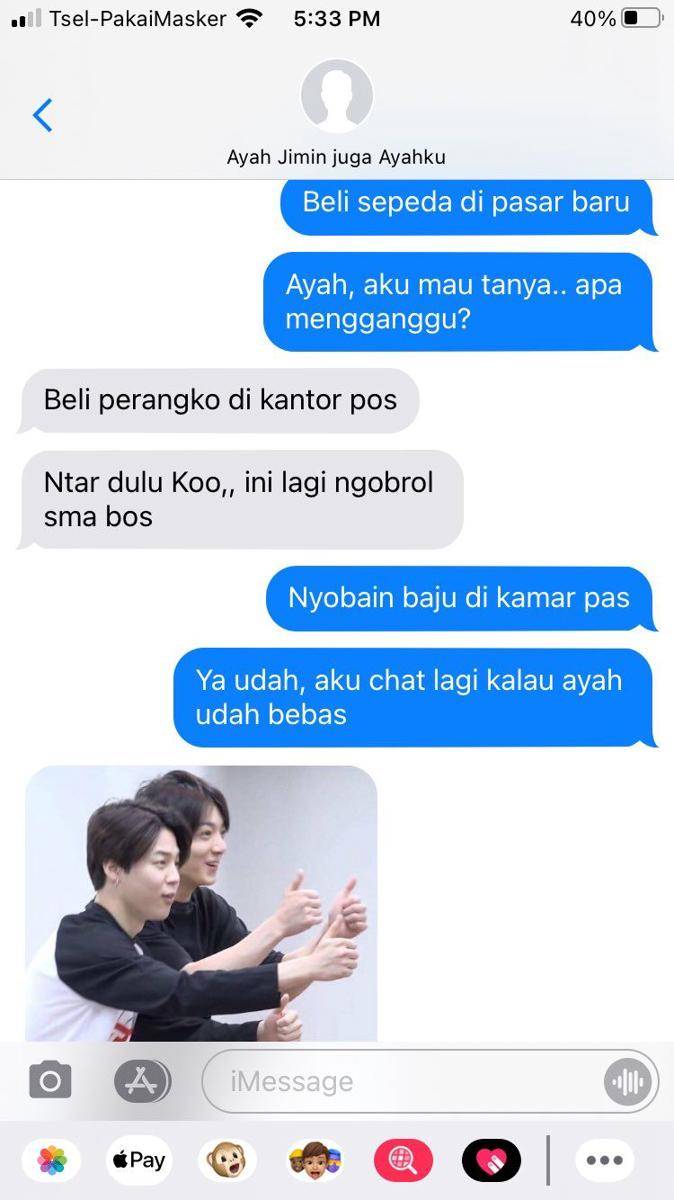 chat halu Kpopers ke mertua (twitter.com/auloyaltea)
