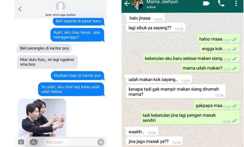 chat halu Kpopers ke mertua (twitter.com/auloyaltea | twitter.com/chaematchaa)