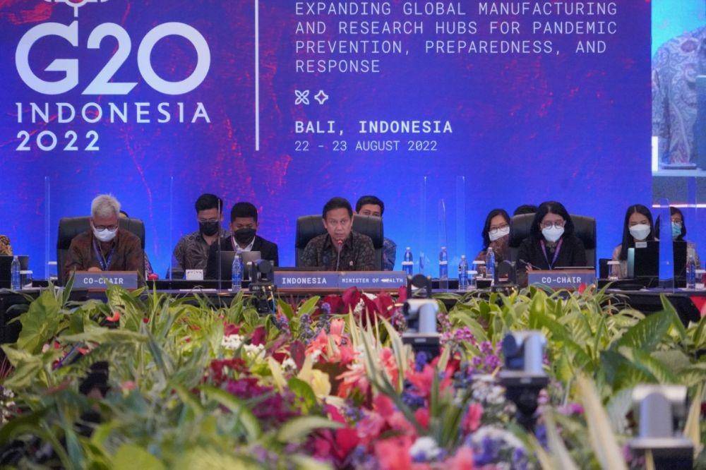 Health Working Group (HWG) ke-3 resmi dibuka oleh Menteri Kesehatan RI, Budi Gunadi Sadikin pada Senin (22/8/2022). (Dok.IDN Times/istimewa)