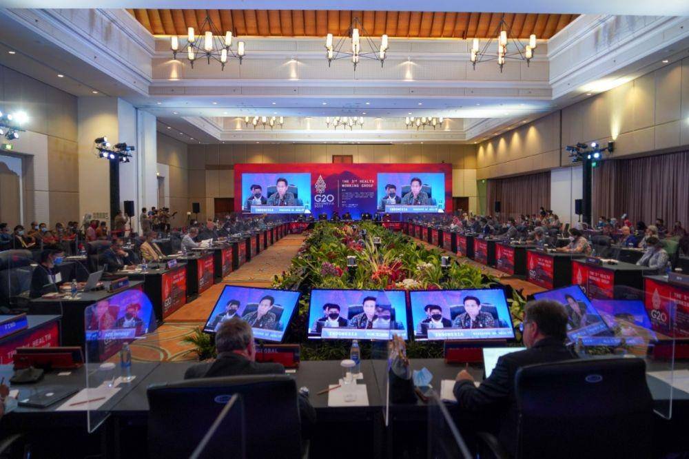 Health Working Group (HWG) ke-3 resmi dibuka oleh Menteri Kesehatan RI, Budi Gunadi Sadikin pada Senin (22/8/2022). (Dok.IDN Times/istimewa)