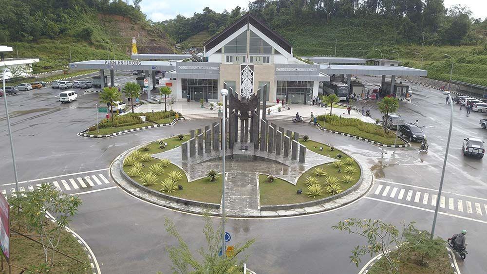 Potret PLBN Entikong di Kalimantan Barat (bppd.kalbarprov.go.id)