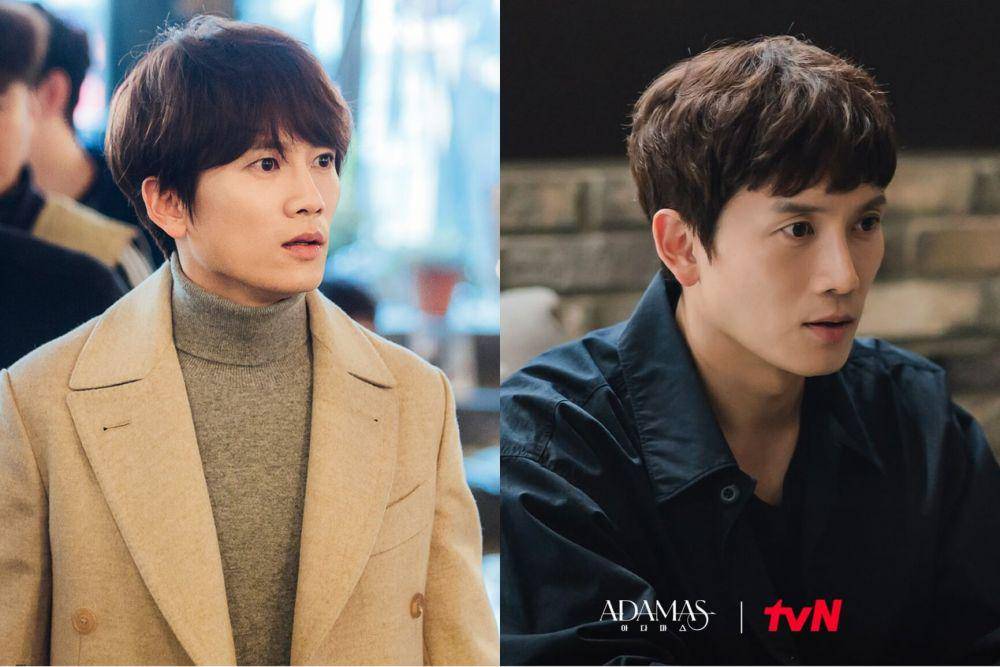 Ji Sung di drama Kill Me, Heal Me dan Adamas (dok. MBC/Kill Me, Heal Me | instagram.com/tvn_drama)