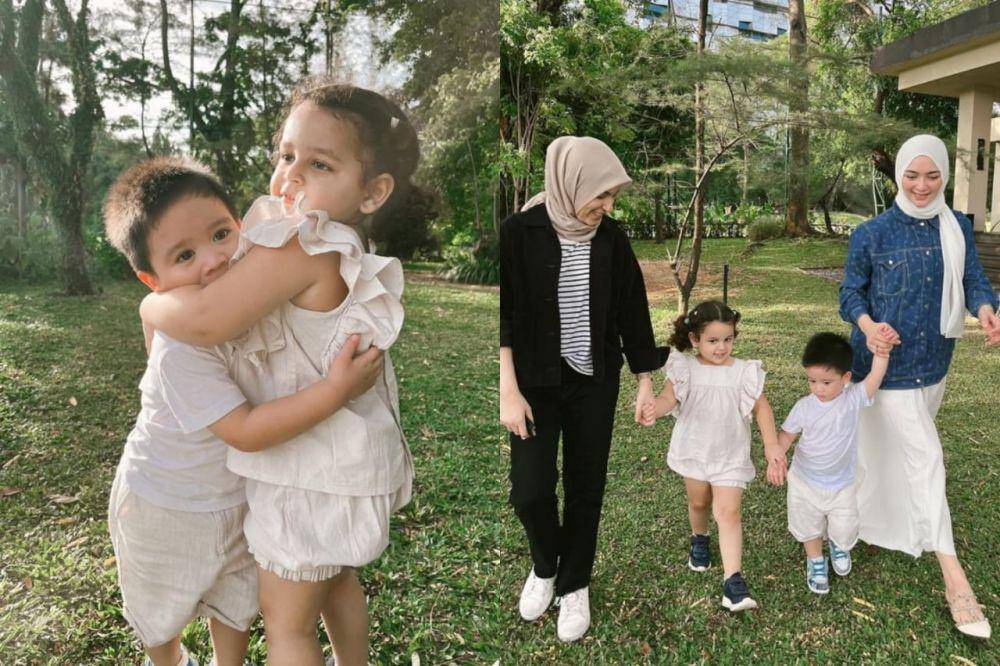 Playdate Athar dan Shiriin (instagram.com/citraciki)