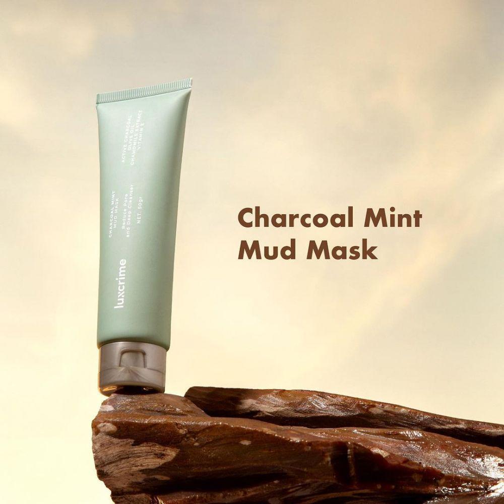 Luxcrime Charcoal Mint Mud Mask (instagram.com/luxcrime_id)